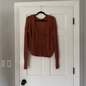 Moon & Madison Terracotta Cardigan Set